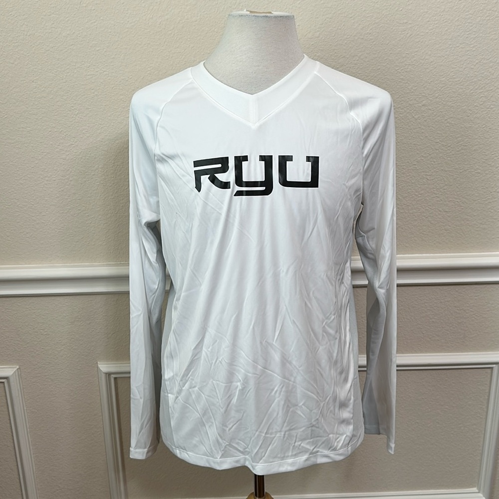 Respect Your Universe MESH PANEL TEE - white/grey